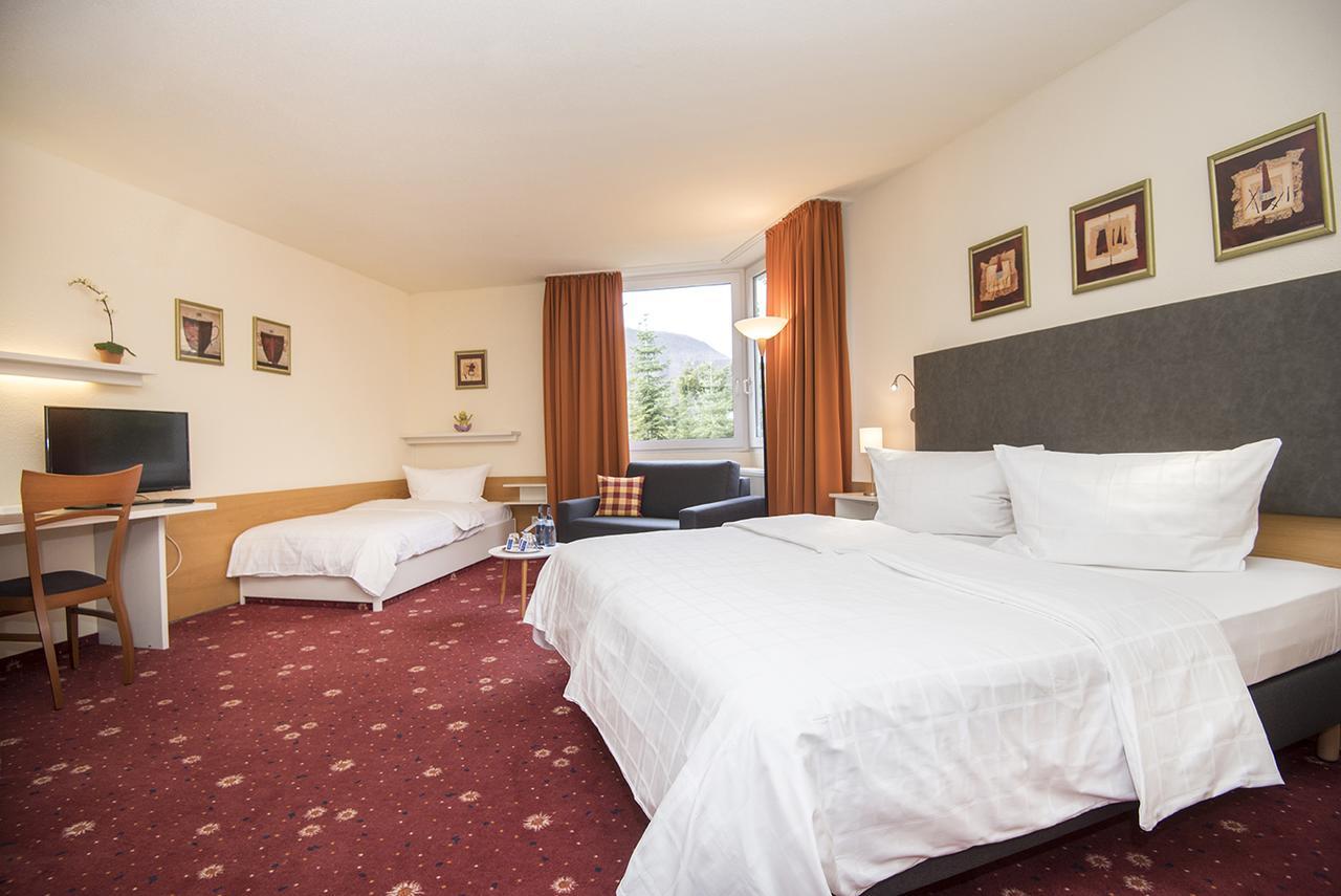 Akzent Hotel Hoehenblick Muehlhausen im Taele Exteriör bild
