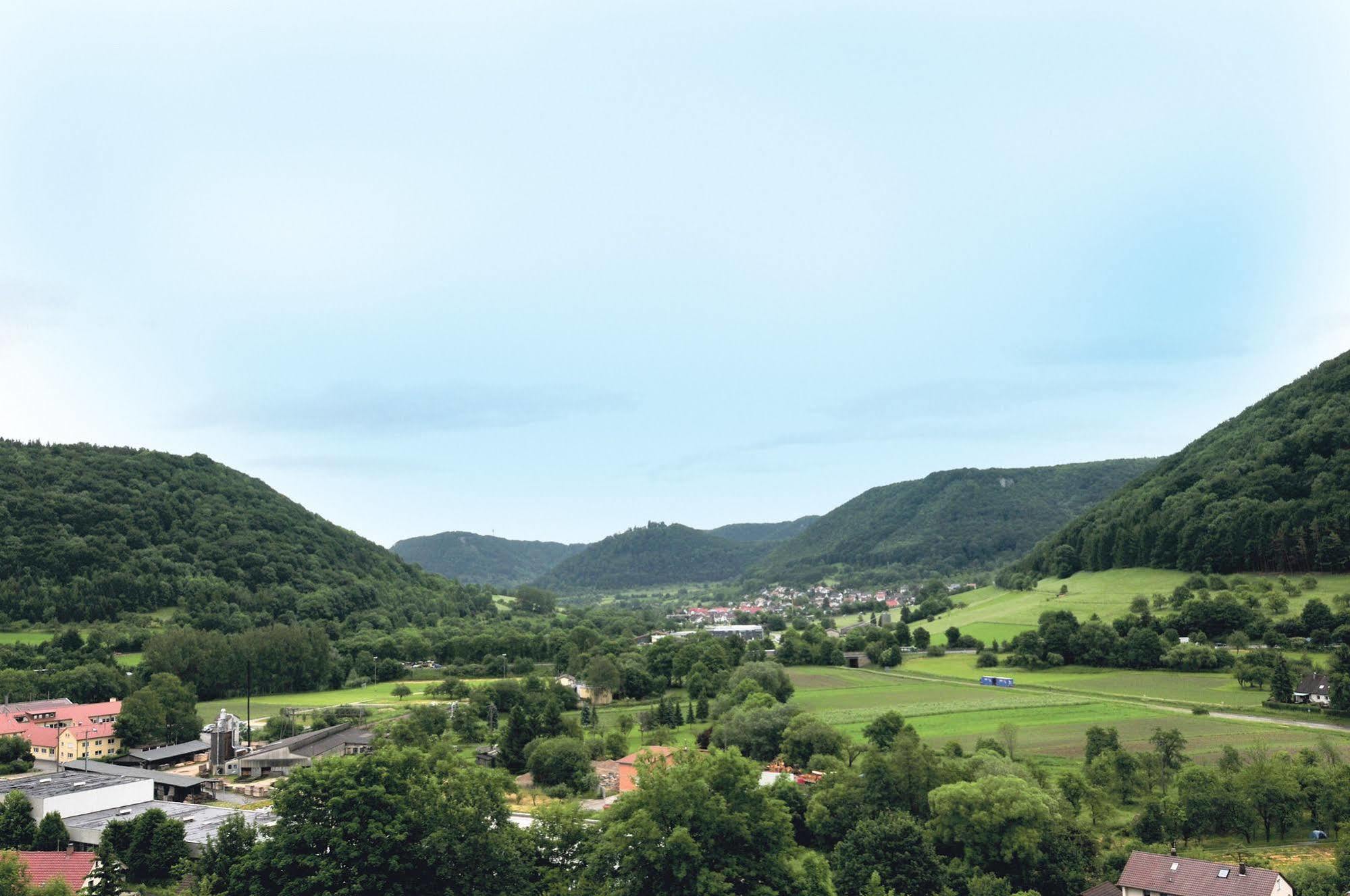 Akzent Hotel Hoehenblick Muehlhausen im Taele Exteriör bild
