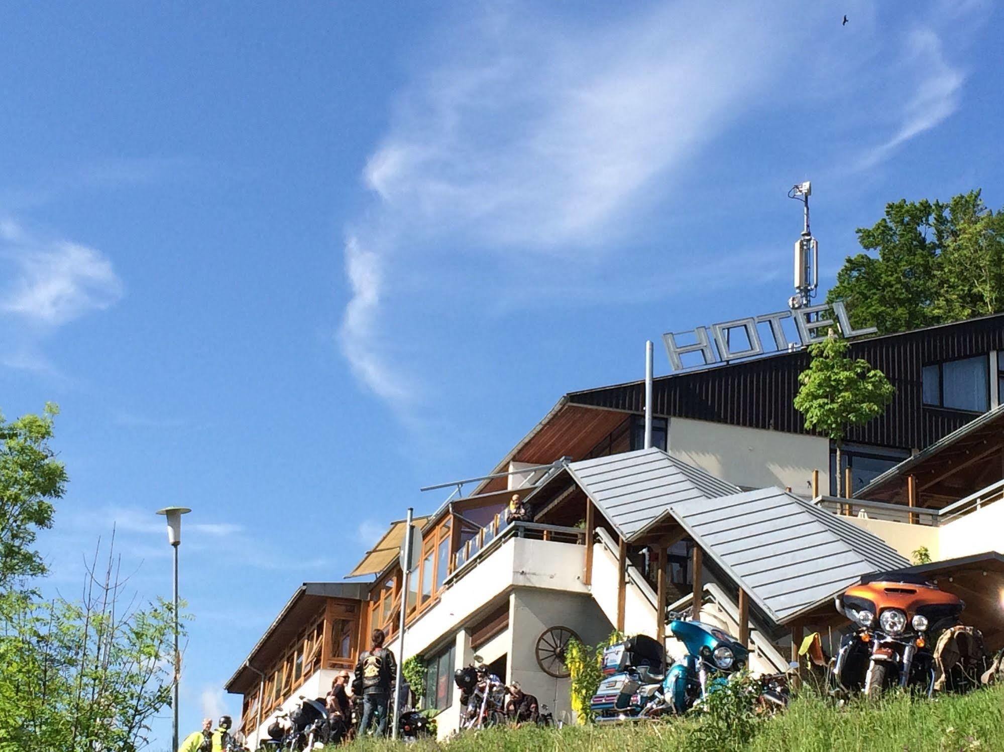 Akzent Hotel Hoehenblick Muehlhausen im Taele Exteriör bild