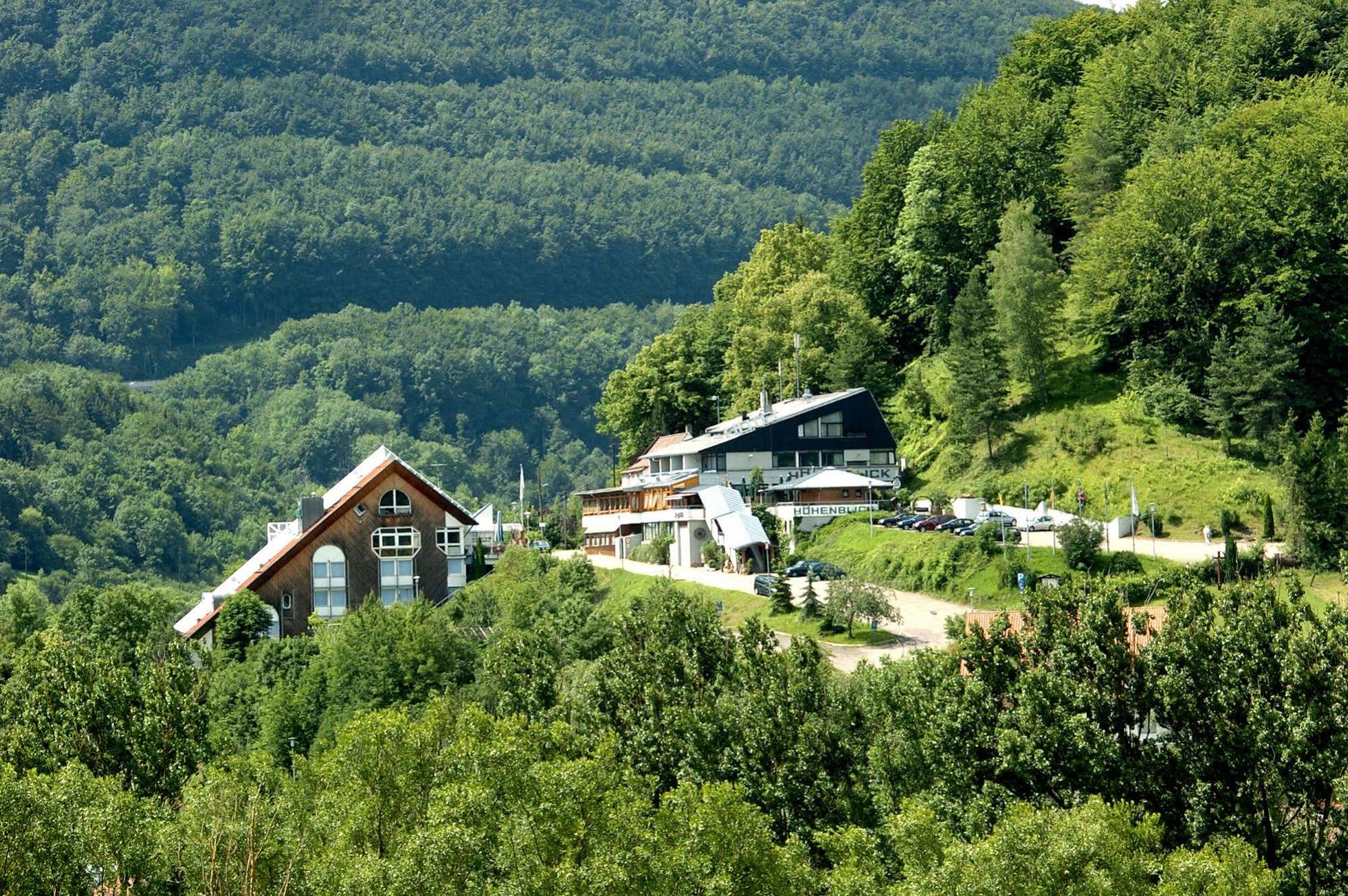 Akzent Hotel Hoehenblick Muehlhausen im Taele Exteriör bild